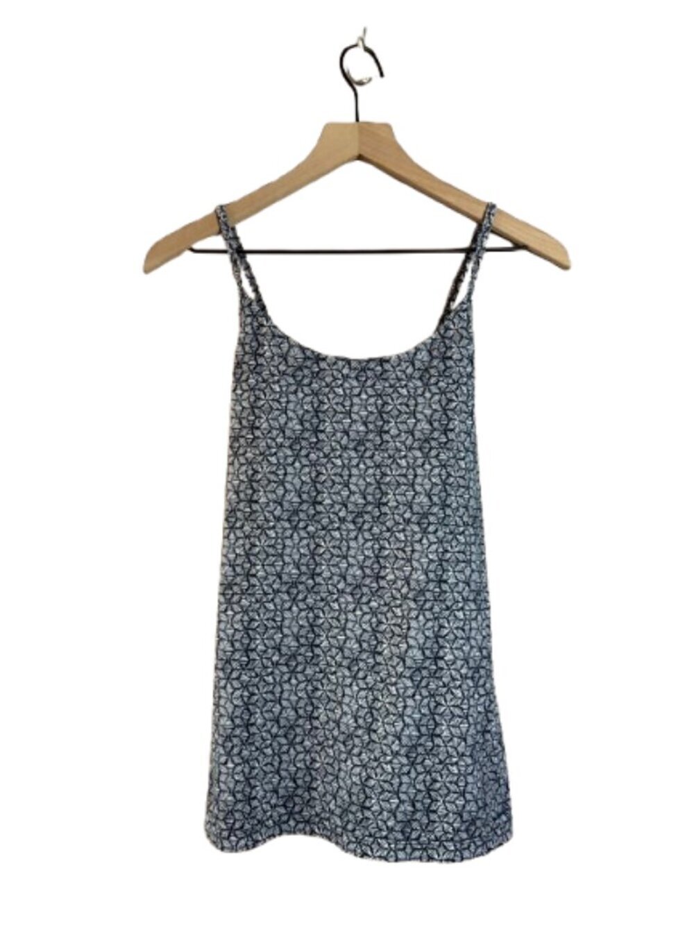 Women's L Patagonia Bandha Tank Top in Blue and White